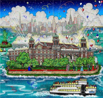  hope Art - A Hope For A New Beginning Ellis Island impressionist